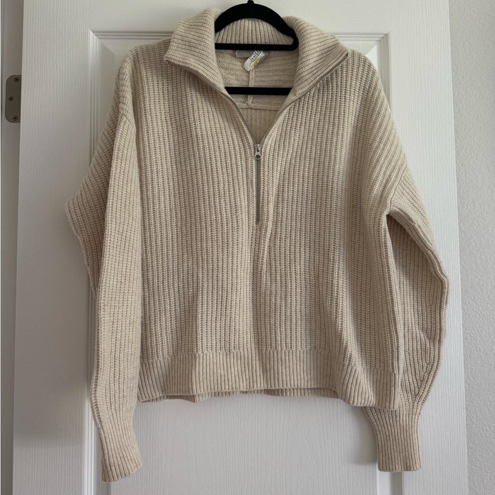 Everlane Half Zip Merino Sweater